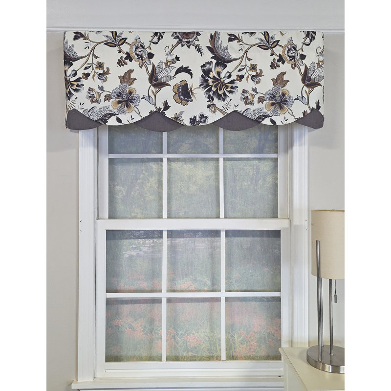 RLF Home Zanzibar Petticoat Valance, Gray