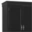 Armoire traditionnelle noire élégante-1871915965