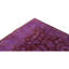 Tapis mauve et rouge noué à la main de haute qualité