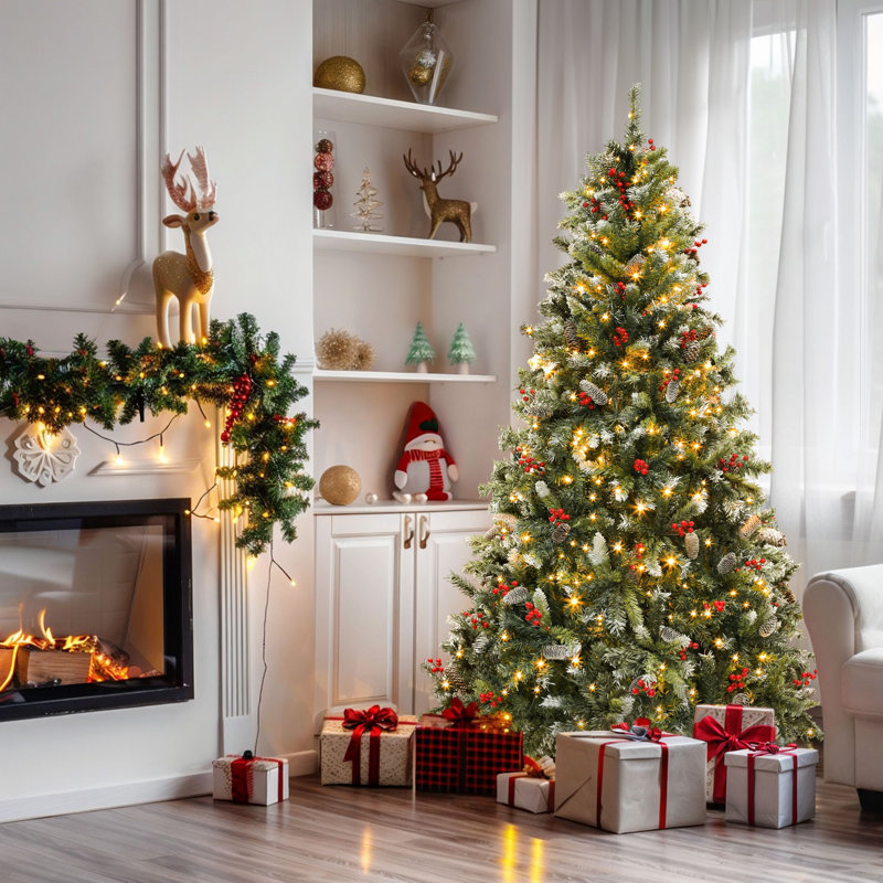 5.97' H Artificial Pine Christmas Tree