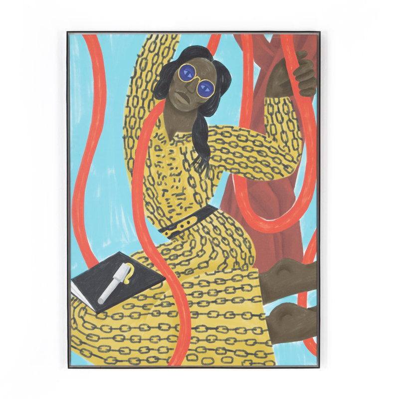 Barbara Chase-Riboud Painting by Cedric Pierre-Bez