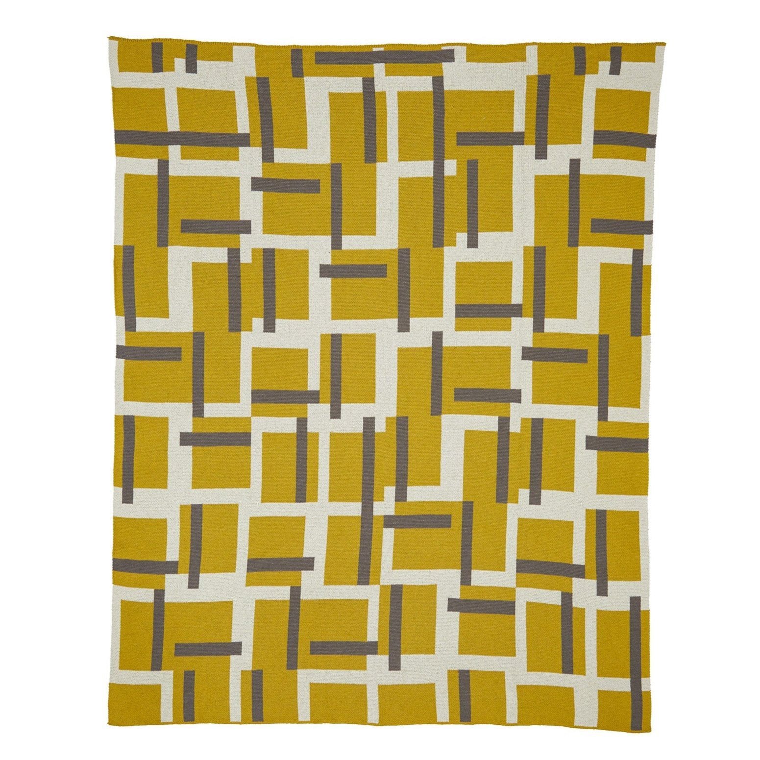 Modern Throw Blanket, Moss Green
