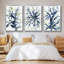 Marine Botanicals I, ensemble de 3 toiles encadrées-97708851-97708857