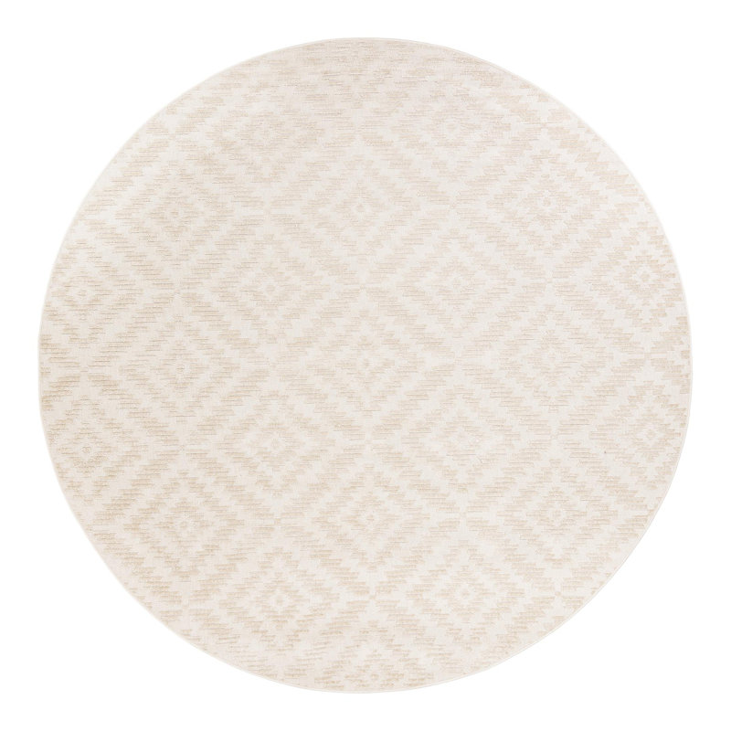 Sabrina Soto Zigzag Indoor/Outdoor Rug, Round 10'