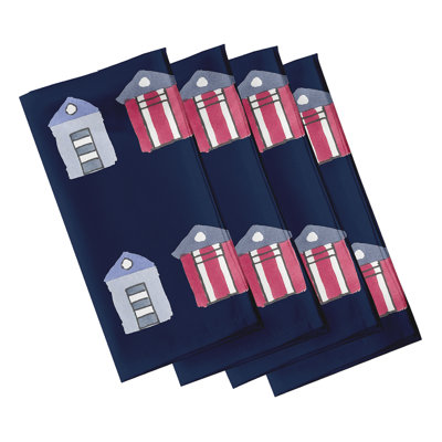Larez Polyester Nautical & Coastal Napkins