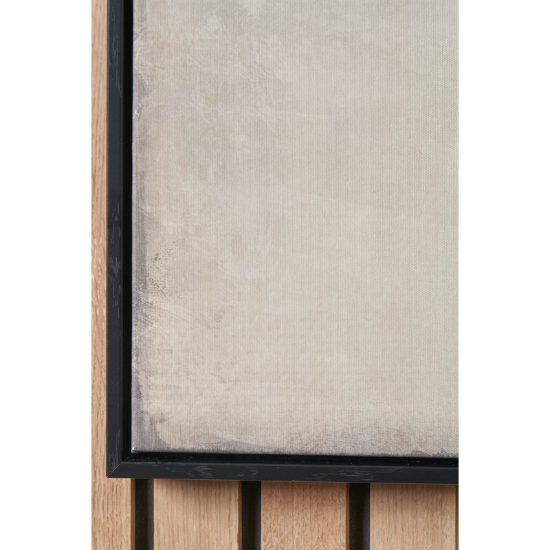 Grey And White Abstract Canvas - Single Picture Frame Print on Canvas