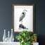 Shoreline Heron In B&W I - Peinture encadrée-966904071-966904120