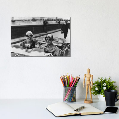 Couple In Mg (Florence, Italy 1951) by Ruth Orkin - Print on Canvas