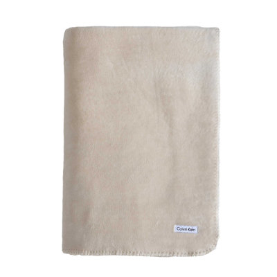 Eternity Floral Calvin Klein Modern Reversible Lush Solid Blanket