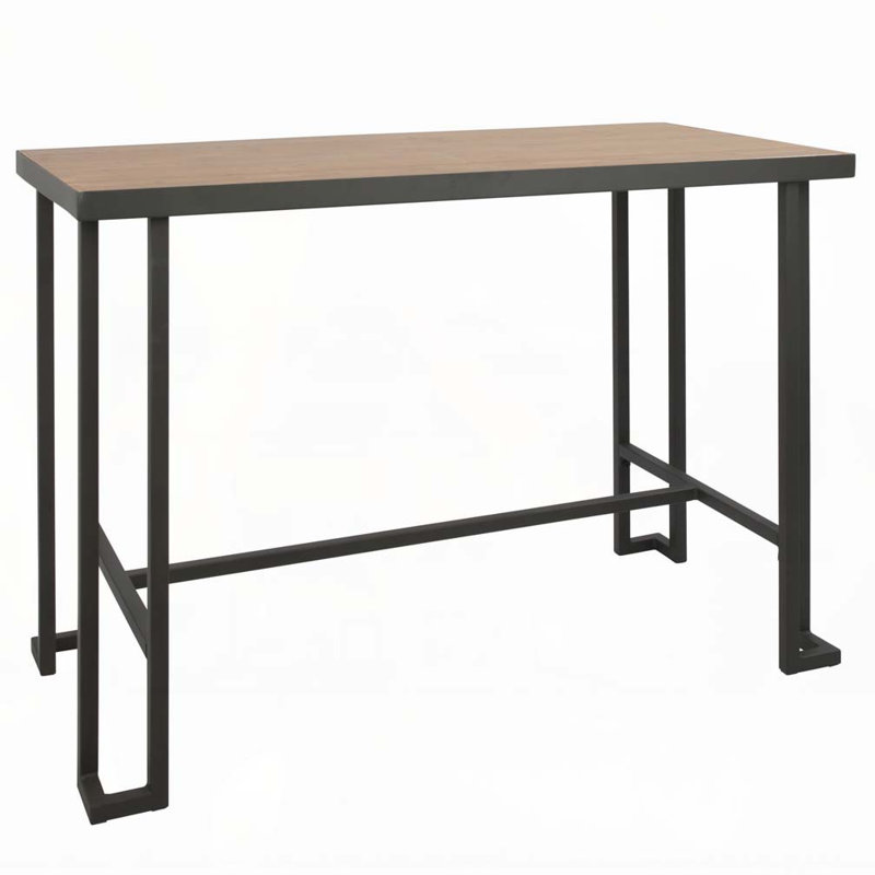 Table de comptoir romaine industrielle antique et brune par LumiSource, Brun, Brun