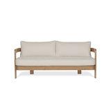Arlo 3-Seat Metal Outdoor Patio Couch with Cushions by Real Flame