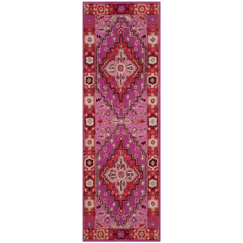 Blokzijl Hand Tufted Wool Oriental Rug, Runner 2'3" x 9'