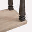 Console Mid-Century pour le vestibule, canapé en bois avec tablette de rangement à 2 niveaux-1747481286-1799957681