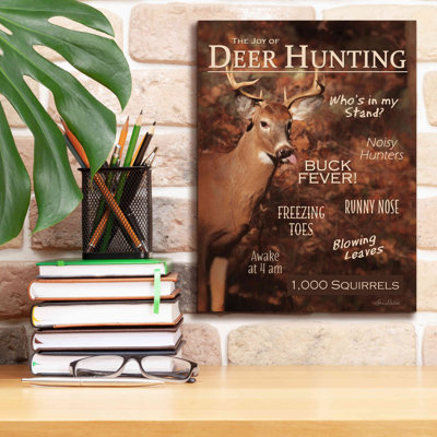 «Joy Of Hunting On Canvas» par Lori Deiter, art textuel