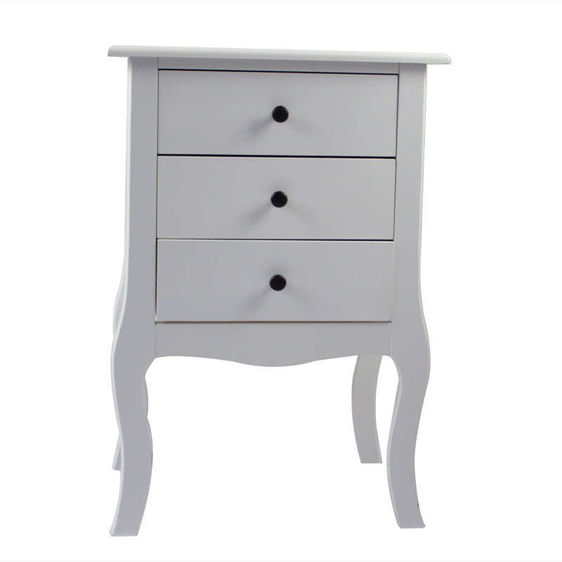 Zahara 48cm W Manufactured Wood Bedside Table