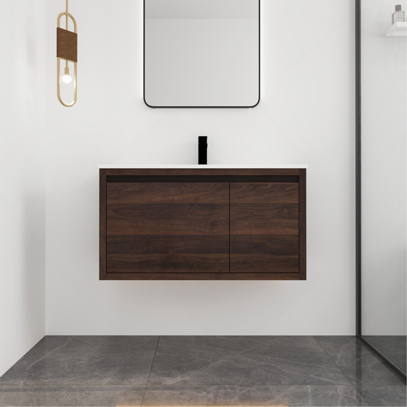 Meuble-lavabo 36 po avec lavabo en gel