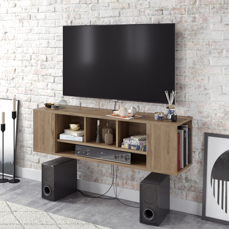 Unfinished TV Stand for TVs up to 55", Oud Oak