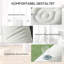 Outsunny Inflatable Chair and Footstool, Inflatable Sofa Lounger, White-99288051
