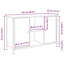 TV Cabinet 101X35x65 Cm Engineered Wood And Steel-309481721