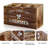 Brown Utensil Holder Rustic Wood Utensil Caddy Crocks With 3 Compartments For Kitchen Counter, Farmhouse Flatware Organizer Storage Box For Silverware Fork Spoon Spatula