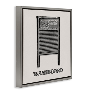 Timeless Antique Washboard Floating Frame, design by Val Rhodes