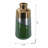 D5.5X12" Ceramic Accent Vase With Ombre Bronze/Silver/Green Finish