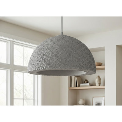 Luminaire suspendu 1 lumière Reese - Gris