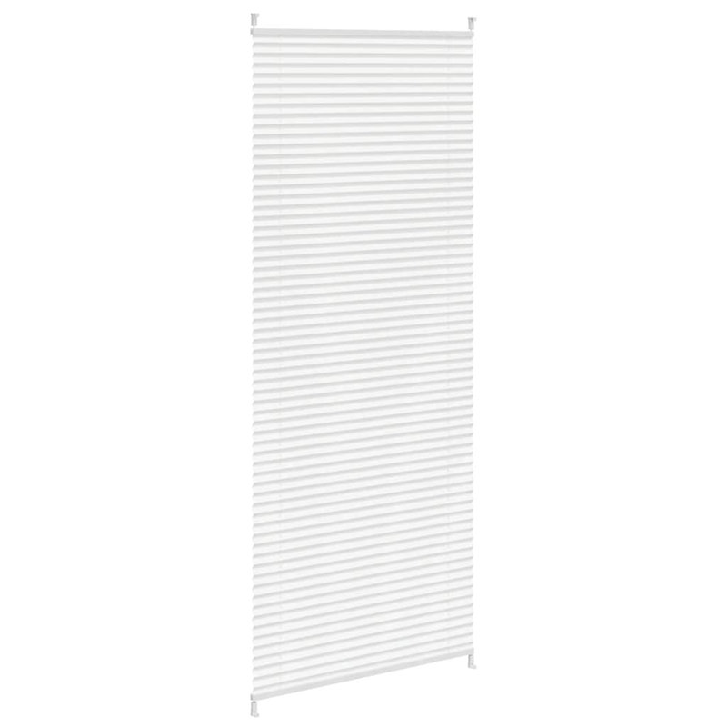Room Darkening Pleated Blind, 70cm W x 200cm L, White