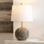 Lampe de table en rotin Keedon