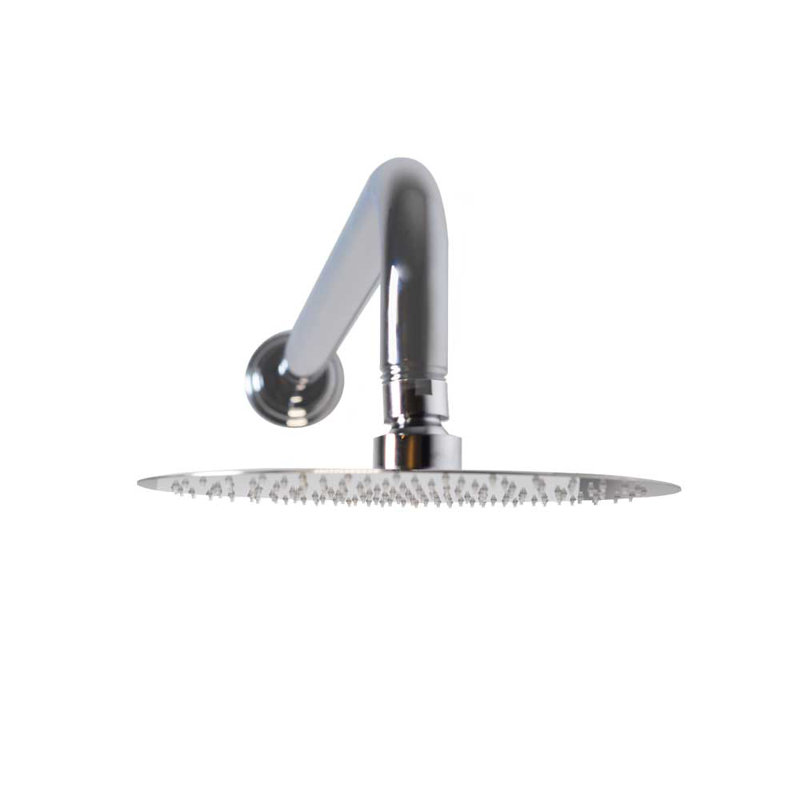 Pomme de douche 12 po, Chrome poli