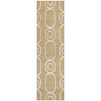 Machine Washable Indoor/Outdoor Dyar ACN2344 Geometric Rug