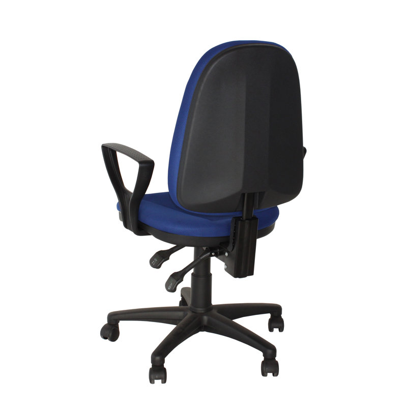 Office Chair, Blue, Fixed armrests