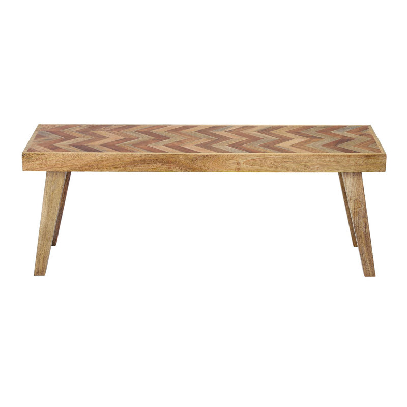 Banc en bois de manguier, naturel