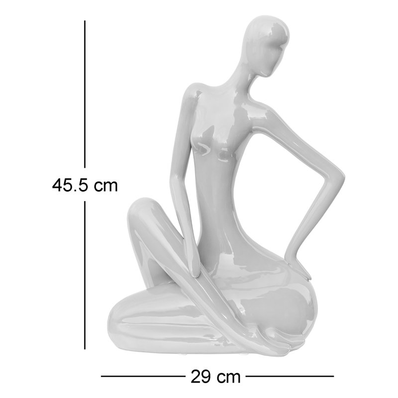Ayla Figurines & Sculptures, Grey