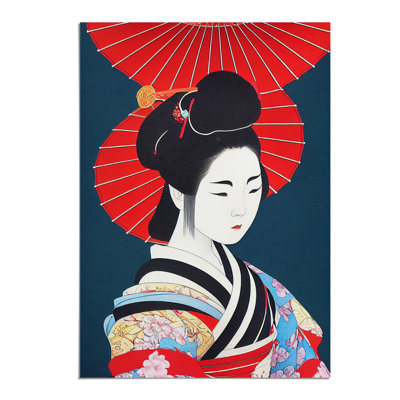 Traditional Geisha No.3 - Wall Art