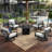 Townsend 5-Piece Outdoor Seating Group with Sunbrella® Cushions-88171124-90635238