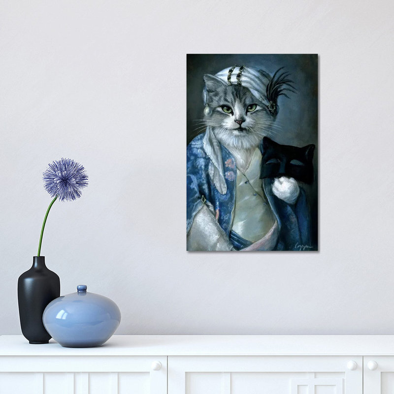 Frannie by Melinda Copper - Painting on Canvas, Wrapped Canvas, 30.48 cm H x 45.72 cm W