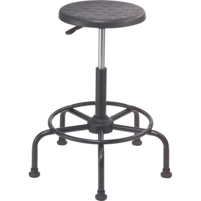 Adjustable Height Ergonomic Lab Stool Footring