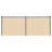 vidaXL Gazebo with Curtains 9.8'x19.7' Cream Steel-132907520