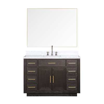 Ensemble de meuble-lavabo simple 48 "avec miroir