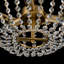 3-light Crystal Flush Mount
