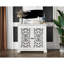 Armoire console blanche antique - Design classique pour tout espace de vie