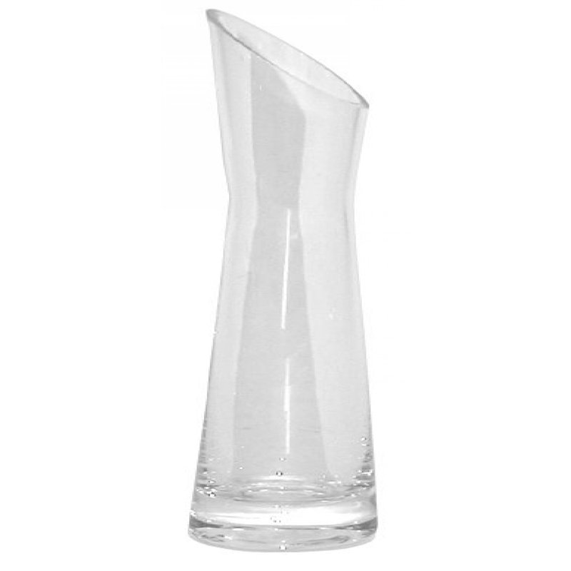 Angled Glass Bud Vase