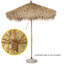 7 pi Parasol de patio en bambou Sea Grass-98132092