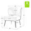 Chaise d'appoint 26 po Ramel-69263661