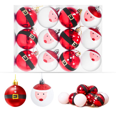 Ensemble d'ornement boule de Noël 12 pièces