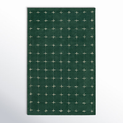 Mallory Green Hand Tufted Area Rug