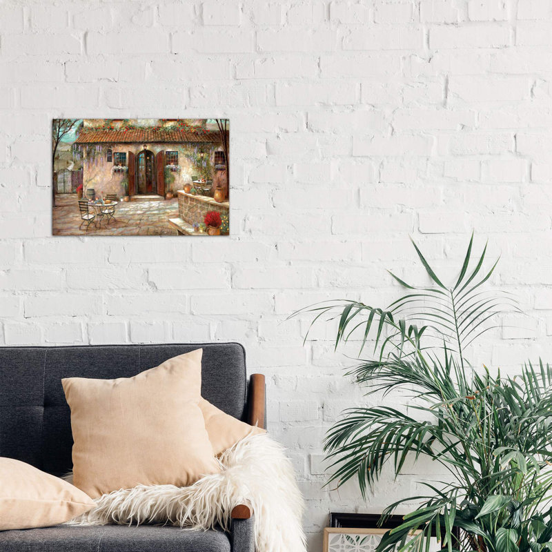 Villa Claretta - Wrapped Canvas Painting, 101.6 cm H x 66.04 cm W x 3.175 cm D