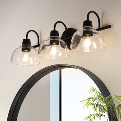 Éclairage pour meuble-lavabo à 3 lumières à intensité variable Lelde