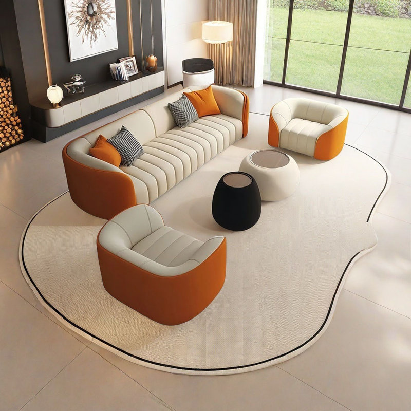 Business light  luxury negotiation sofa